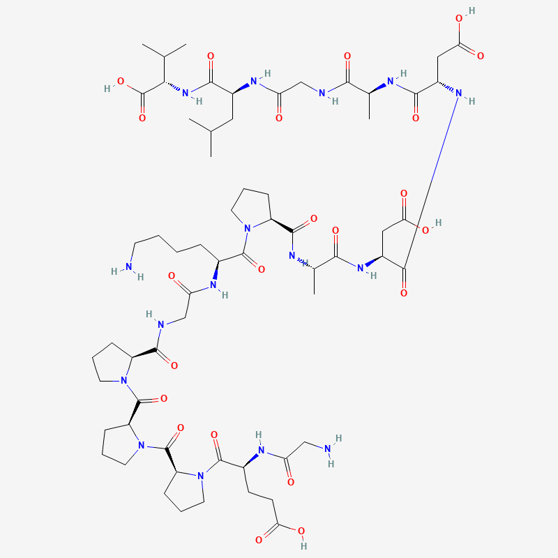 Estructura química de BPC-157