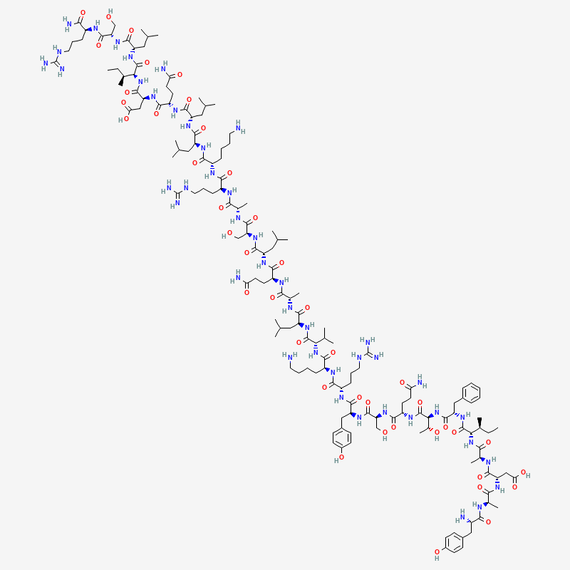 Estructura química de Modified GRF (1-29) / CJC no DAC
