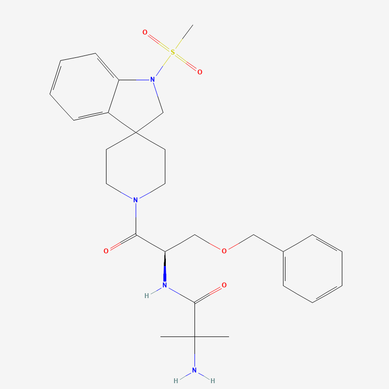 Estructura química de Ibutamoren / MK-677