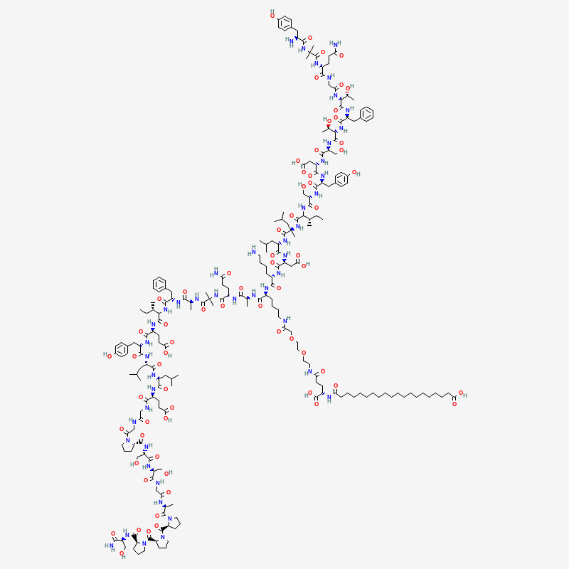 Estructura química de Retatrutide / LY3437943
