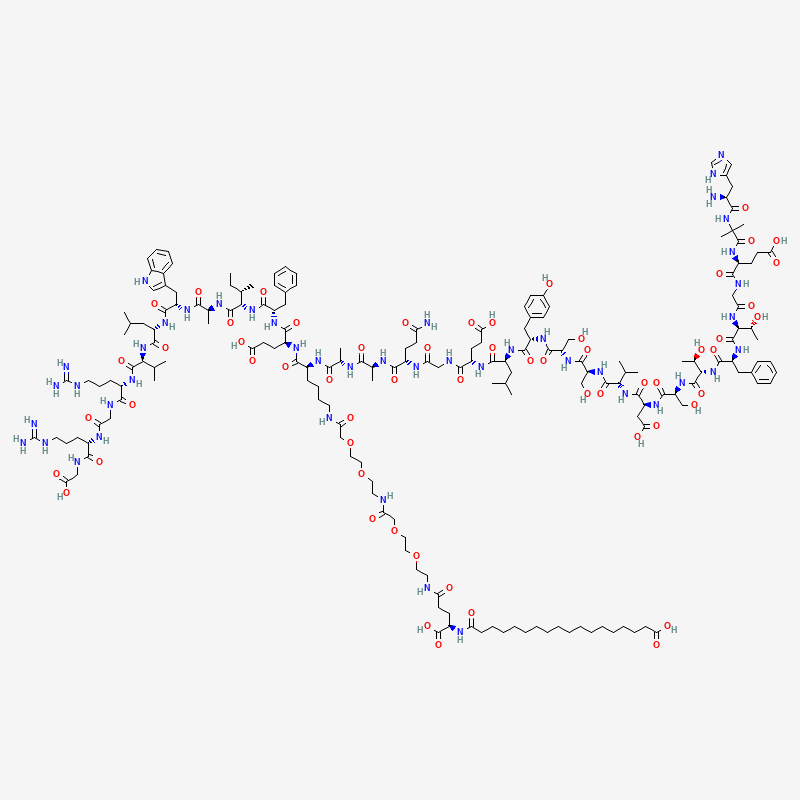 Estructura química de Semaglutide