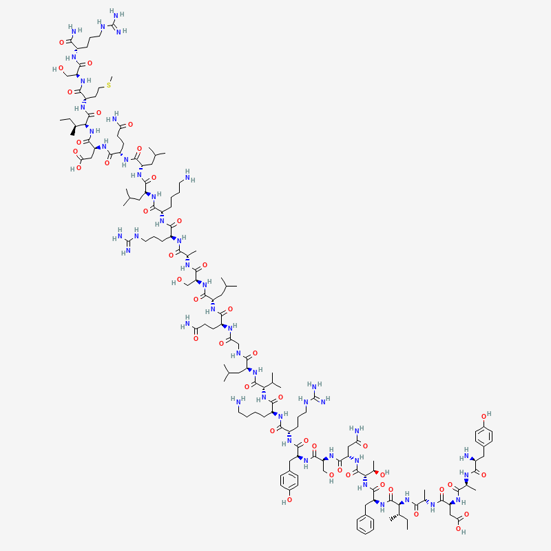 Estructura química de Sermorelin